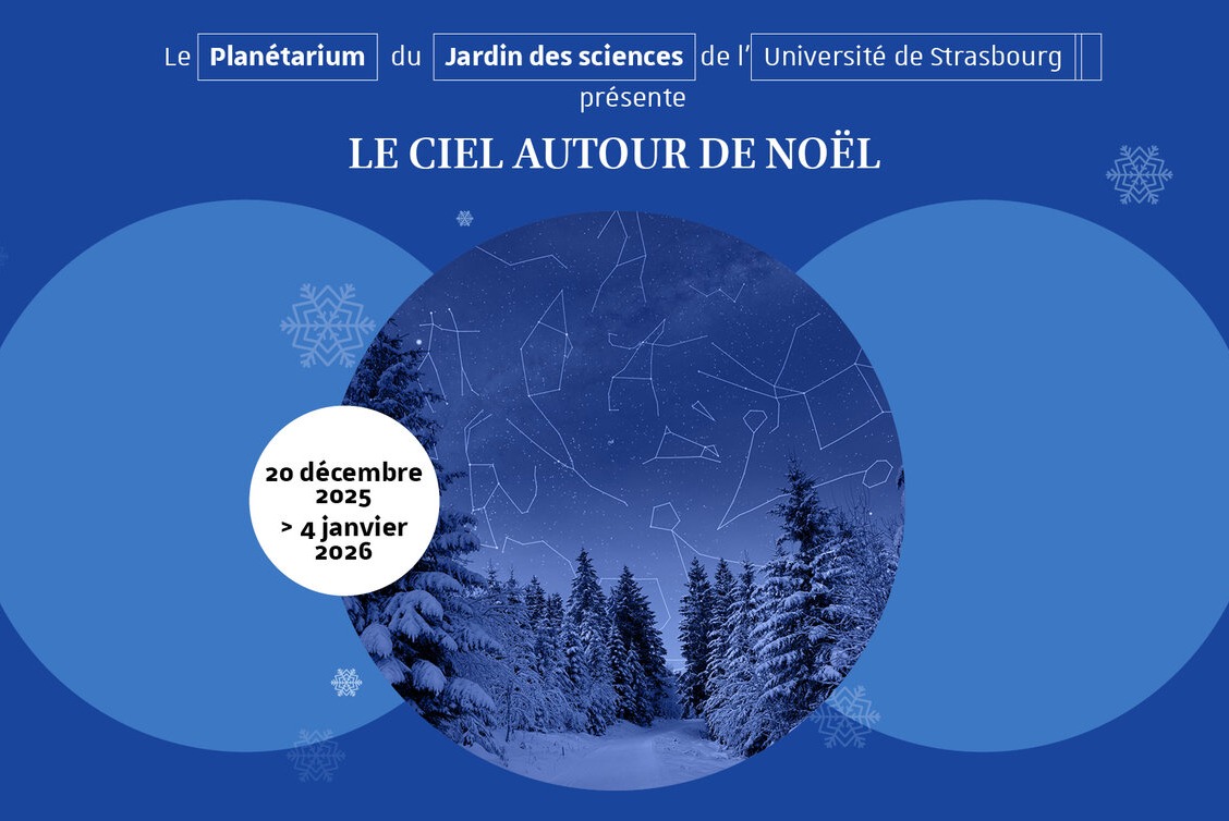 « Le ciel autour de Noël » au Planétarium du Jardin des sciences